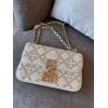 Dior Lucky Addict white chain bag