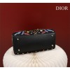Dior Medium Lady Sun Satin with Bead Embroidery Bag