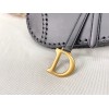 Dior Saddle Black Leather Bag