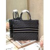 Dior book tote black line bag 41cm