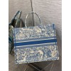 Dior book tote blue tiger 41cm