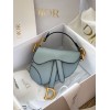 Dior Micro Saddle Mini Grained Leather in Blue