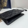 Dior Lady Top Handle Srawstring Black Mini bag