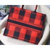 Dior Red Caro Book Tote 35cm