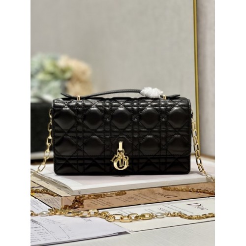 Dior Mini Miss Dior Black Lambskin Bag