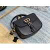 DIOR BOBBY Small Black Box Calfskin Bag
