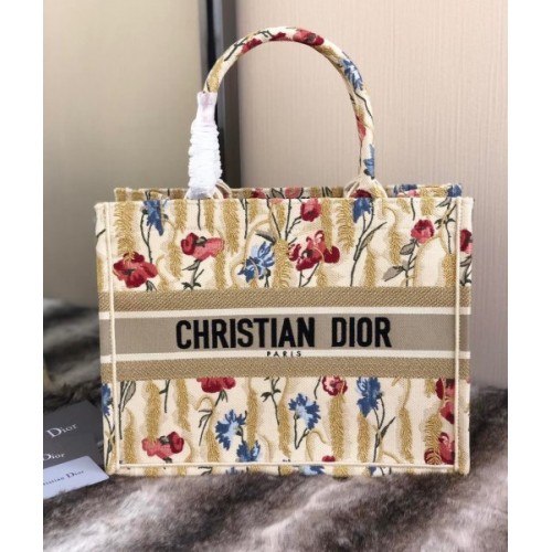 Dior Book Tote Small Floral 36cm