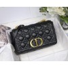 Dior Caro Medium Black Bag 25cm