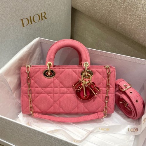 Dior D-Joy Lady Pink Denim Bag