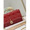 Dior Mini Miss Dior Red Patent Bag