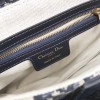 Dior Women Saddle Bag in Blue Canvas M0446