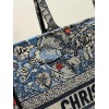 Dior Medium Book Tote Power Jardin Magique Embroidery Blue Bag