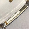 DIOR WHITE SADDLE-CLUTCH VAN KALFSLEER