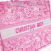 Dior book tote pink transparent large bag