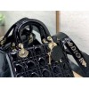 Dior lady patent ABC 20cm black