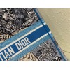 Dior Book Tote Star Embroided Blue 41cm