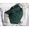 Dior Saddle Oblique Velvet Green 19cm S9001
