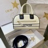 Dior Vibe Zippy Bowling White Smooth Calfskin Bag