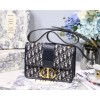 DIOR 30 MONTAIGNE DIOR OBLIQUE BAG BULE&RED