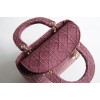Dior Lady D-lite in red 24cm
