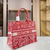 Dior Tote Book CD Red 36cm