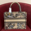 Dior Book Tote Dark Multicolor Dior Jardin d'Hiver Embroidery 36cm Bag