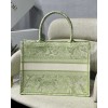 Dior book tote green embroided bag 36cm