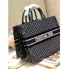 Dior book tote black line bag 41cm