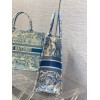 Dior book tote blue tiger 41cm