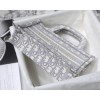 Dior Mini Book Tote Gray 23cm