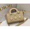 Dior D-Joy Beige Leather Mini Bag