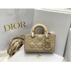 Dior D-Joy Beige Leather Mini Bag