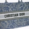 Dior Book Tote Embroidery Denim Effect 36cm Bag