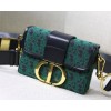DIOR 30 MONTAIGNE DIOR OBLIQUE BAG GREEN