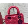 Dior lady hot pink 20cm bag