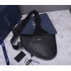 SADDLE BAG Black Grained Calfskin