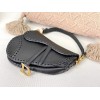 Dior Saddle Black Leather Bag
