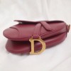 Dior Saddle Bag Original Leather rose red M0446