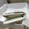 Dior Lucky Addict white shoulder bag