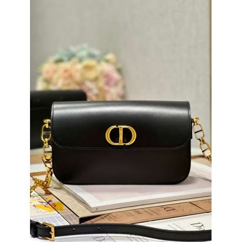 Dior 30 Montaigne Avenue Black Leather Bag