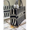Dior book tote in blue 36cm