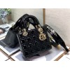 Dior lady patent ABC 20cm black