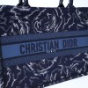 Dior Book To9te Blue Dior Roses Embroidery 36cm Bag