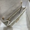 Dior Lucky Addict white shoulder bag