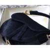 Dior Saddle Suede Black