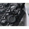 Dior Lady Diamond Motif Black Mini Bag