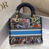 Dior Lady Blue Embroidered 24cm