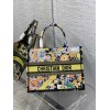 DIOR Book Tote MulticolorZodiac Embroidery 36cm