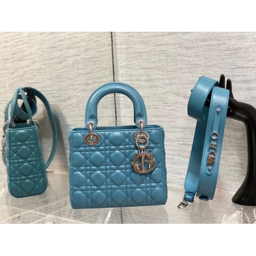 Dior blue bag 20cm