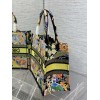 DIOR Book Tote MulticolorZodiac Embroidery 36cm